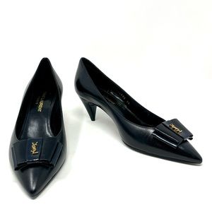 Saint Laurent Anais Bow Pumps